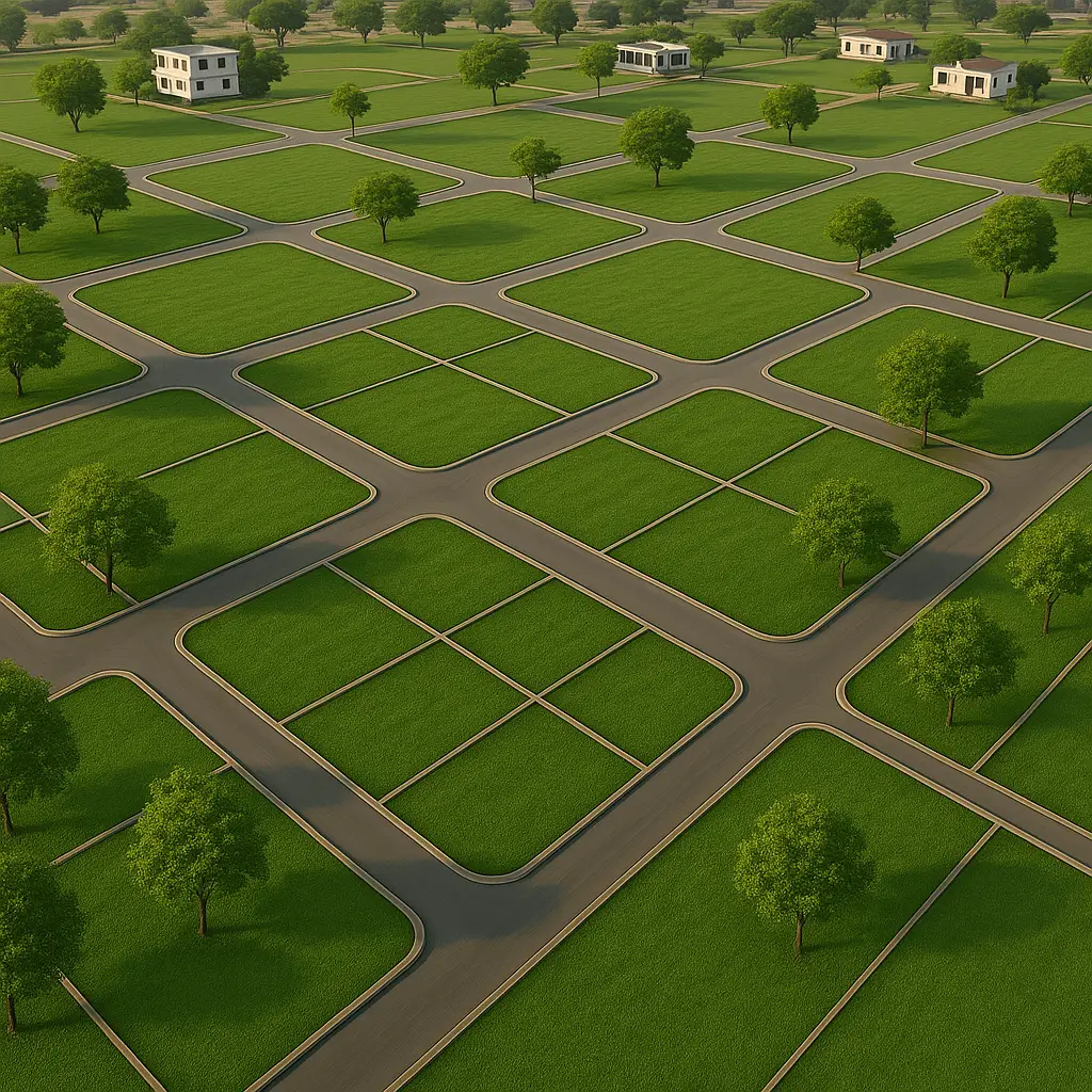 plots with modern amenities Kharkhoda