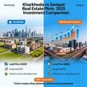 Kharkhoda plots vs Sonipat investment